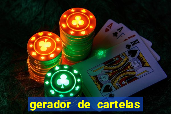 gerador de cartelas de bingo 1 a 99